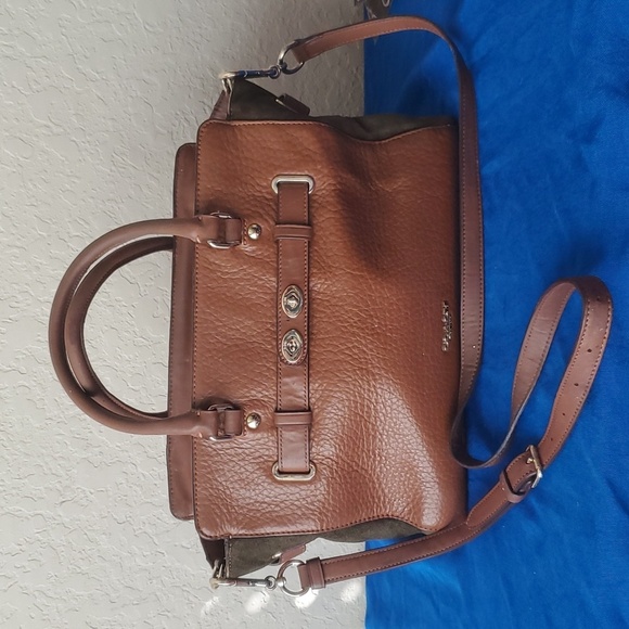 Coach Suede Mix Pepple Leather Blake Carryall 2015 - Picture 1 of 13